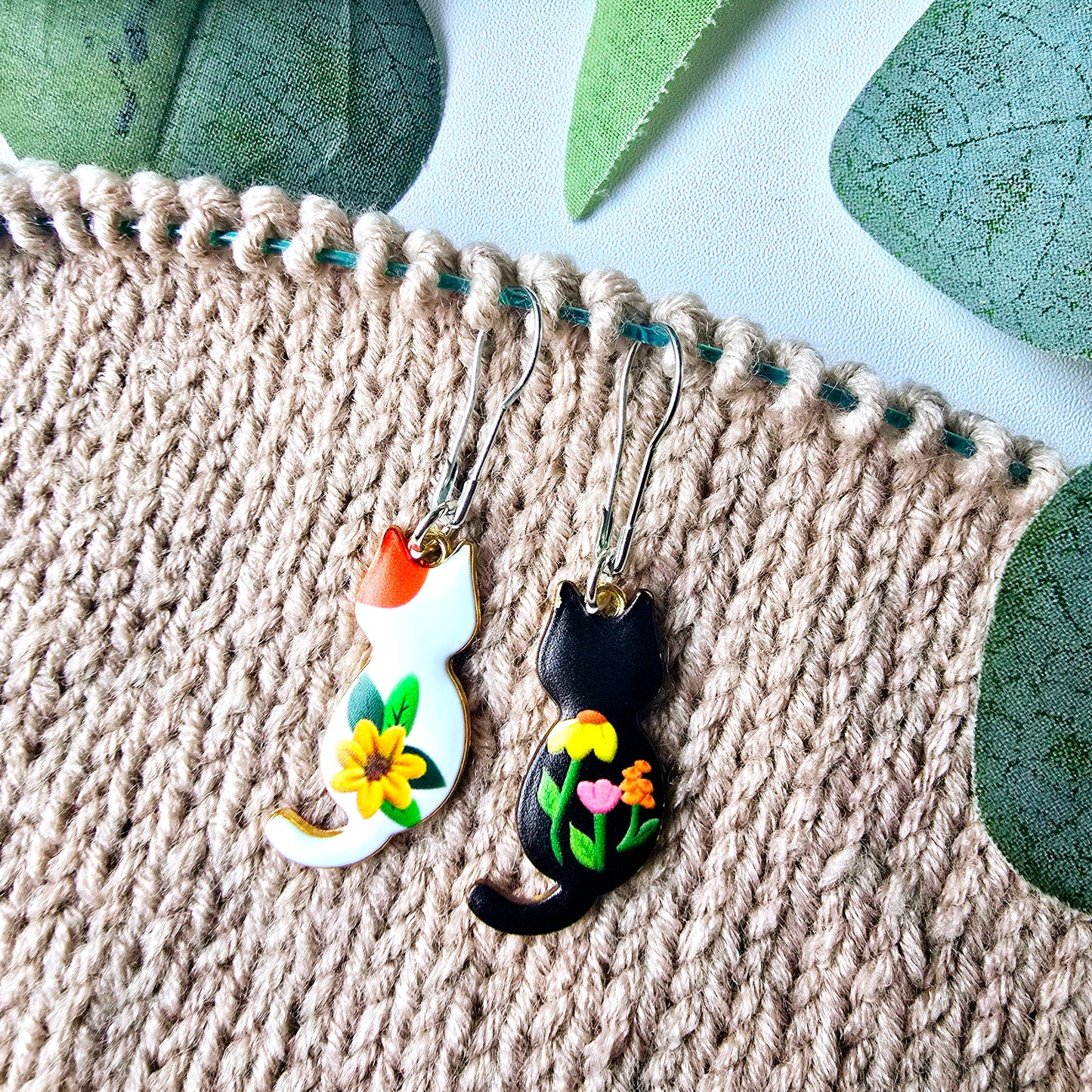 Elena Cat Stitch Markers