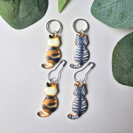Ellie Cat Stitch Markers