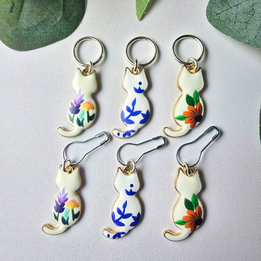 Eloise Cat Stitch Markers