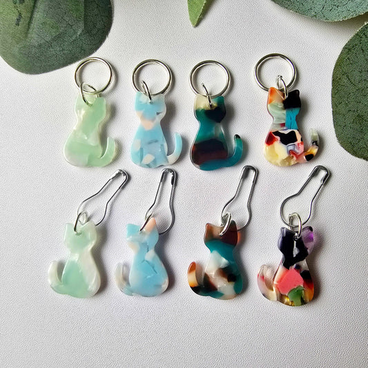 Avery Acetate Cat Stitch Markers